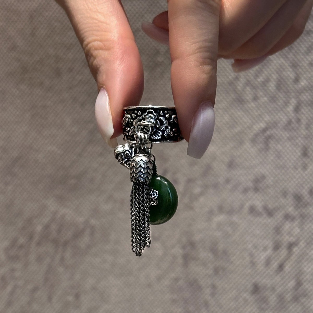 WJFH-ARTS New Chinese Style Vi - Resin Art Ring Design incelemesi ve fiyatı
