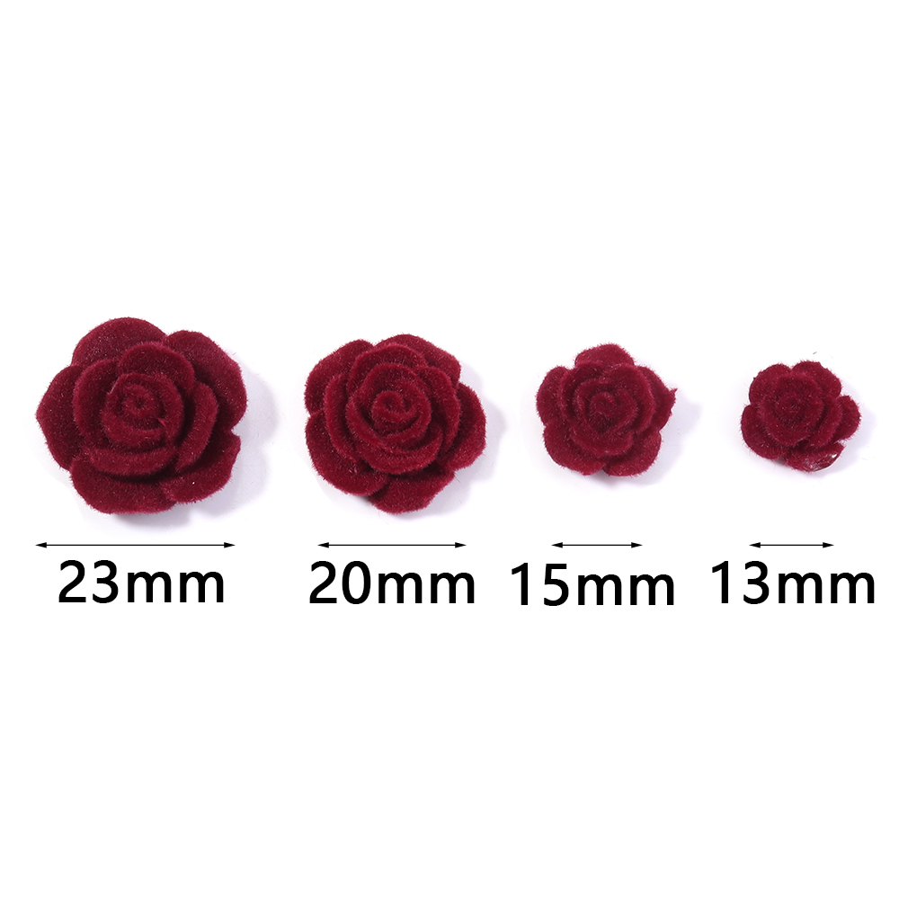 20pcs Resin Rose Flower Wine R - Resin Art Earrings incelemesi ve fiyatı