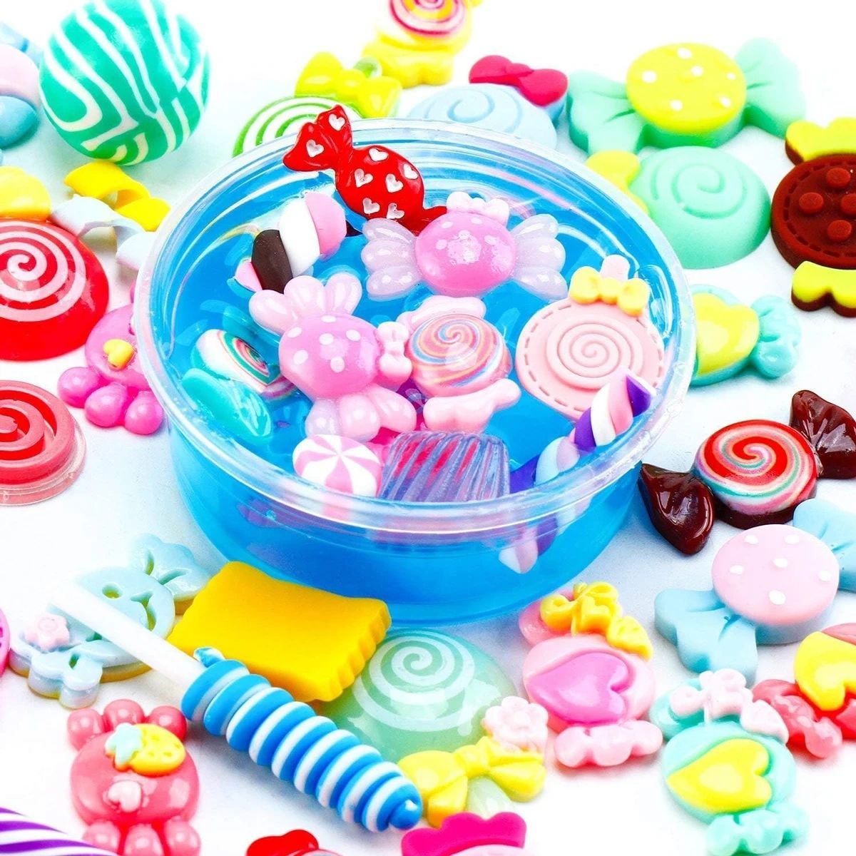 30pcs Random Candy Slime Charm - Resin Art Jewelry Kit incelemesi ve fiyatı