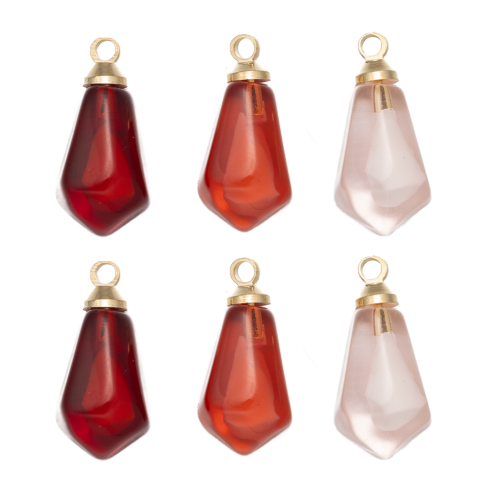 10pcs/Lot Fruit Pomegranate Se - Resin Art Earrings incelemesi ve fiyatı