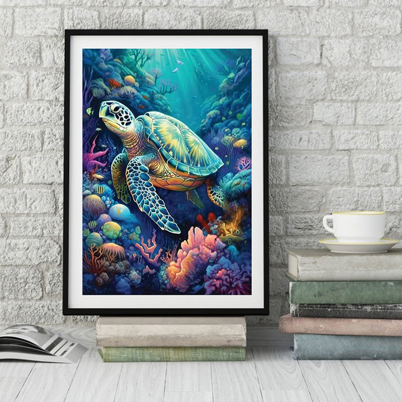 1PC frameless  Full Square Rou - Resin Art Home Decor incelemesi ve fiyatı