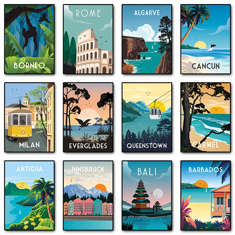 Travel Illustrated Diamond Pai - Resin Art Bali incelemesi ve fiyatı