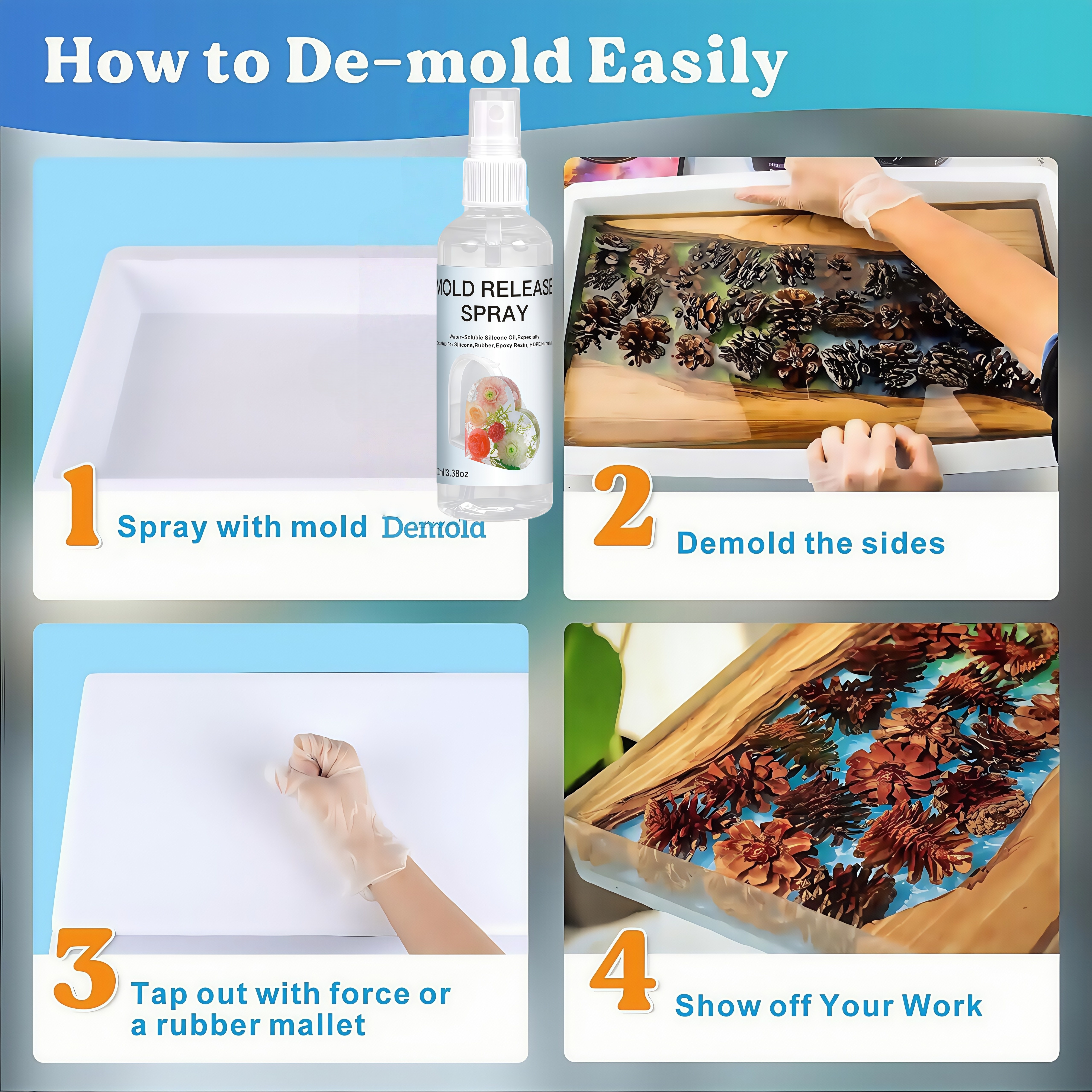 [mold demold spray] Non-Stick  - Release Spray Silicone incelemesi ve fiyatı