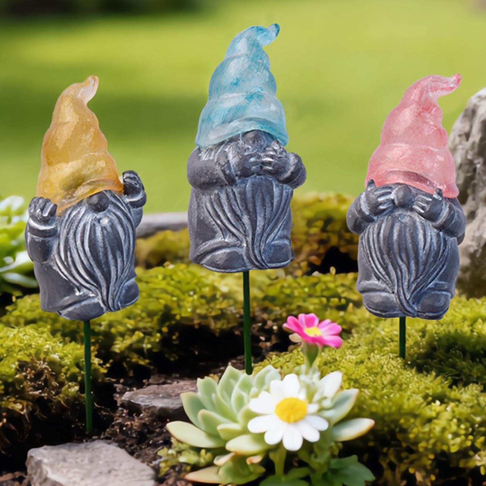Decorative Garden Stakes 3-Pie - Resin Art Flowers incelemesi ve fiyatı