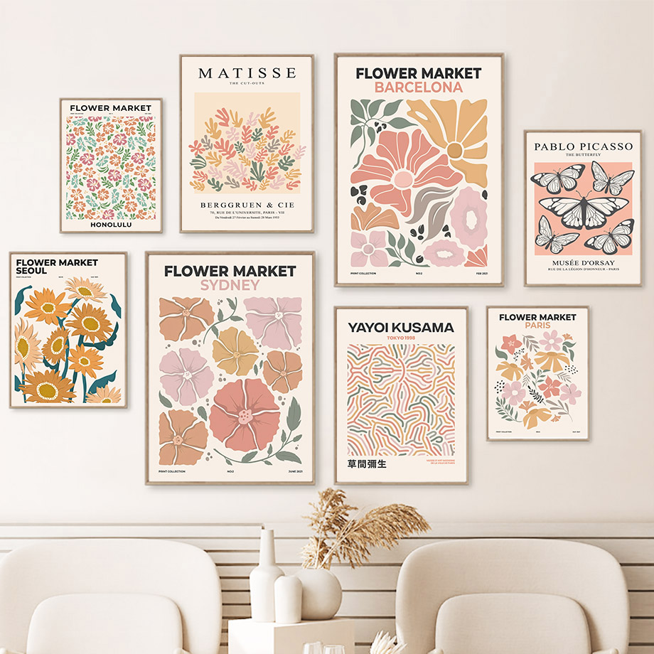 Flower Market Poster Printing  - Resin Art Name incelemesi ve fiyatı