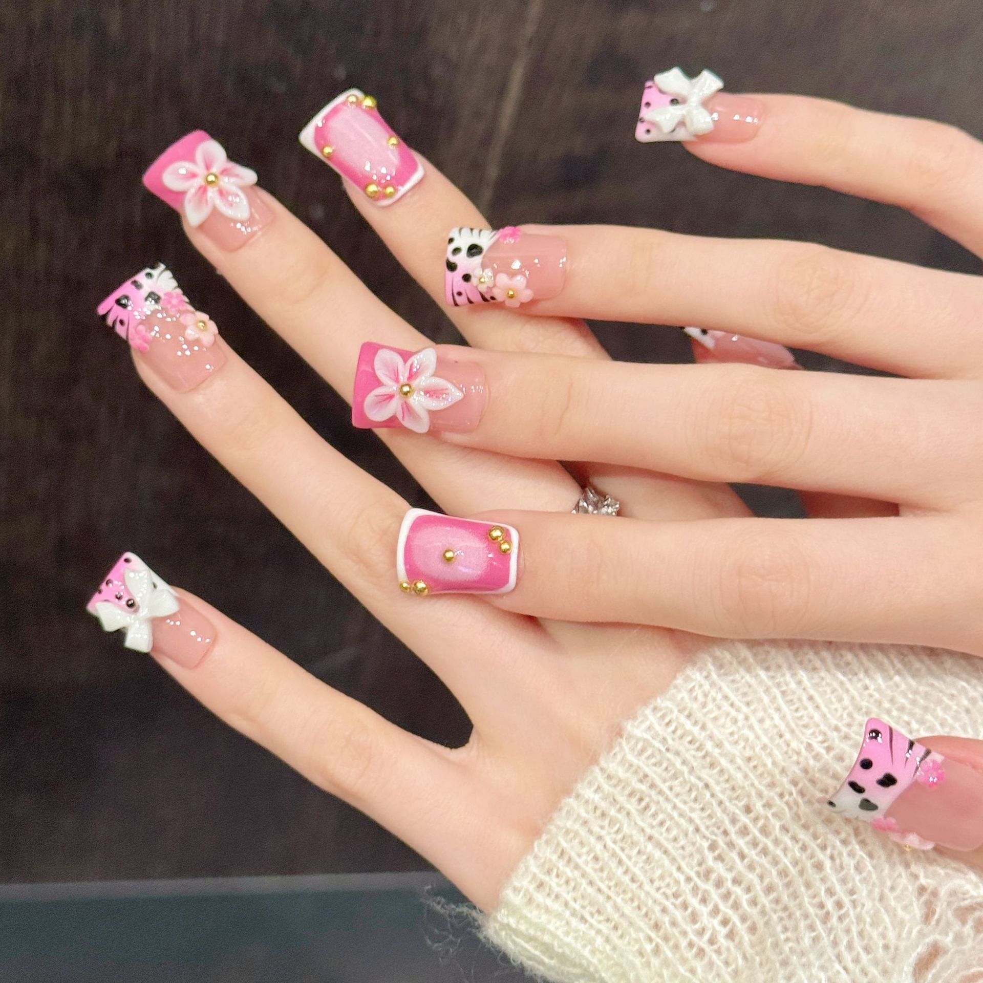 10pcs Pure Hand Pressed Duck N - Resin Art Flowers incelemesi ve fiyatı