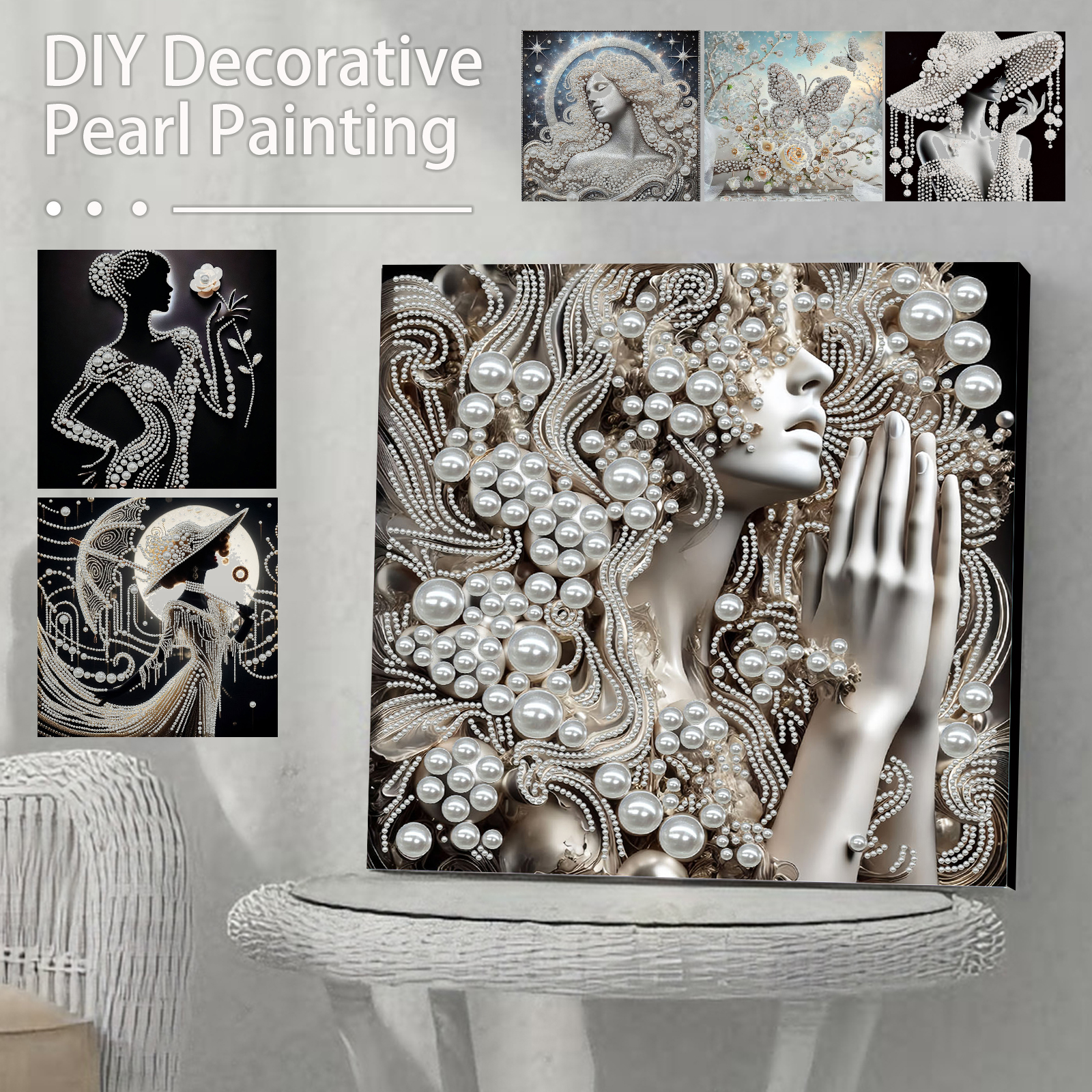 DIY Ladies Pearl Diamond Paint - Resin Art Gift incelemesi ve fiyatı