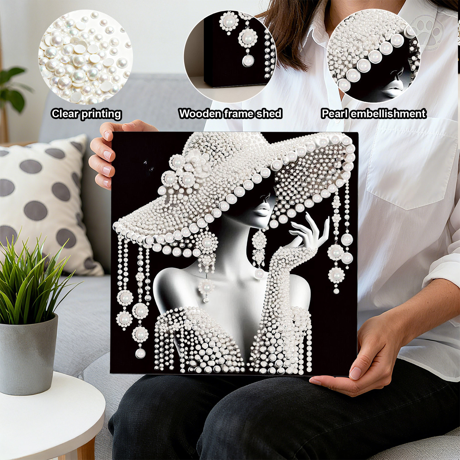 DIY Ladies Pearl Diamond Paint - Resin Art Gift incelemesi ve fiyatı