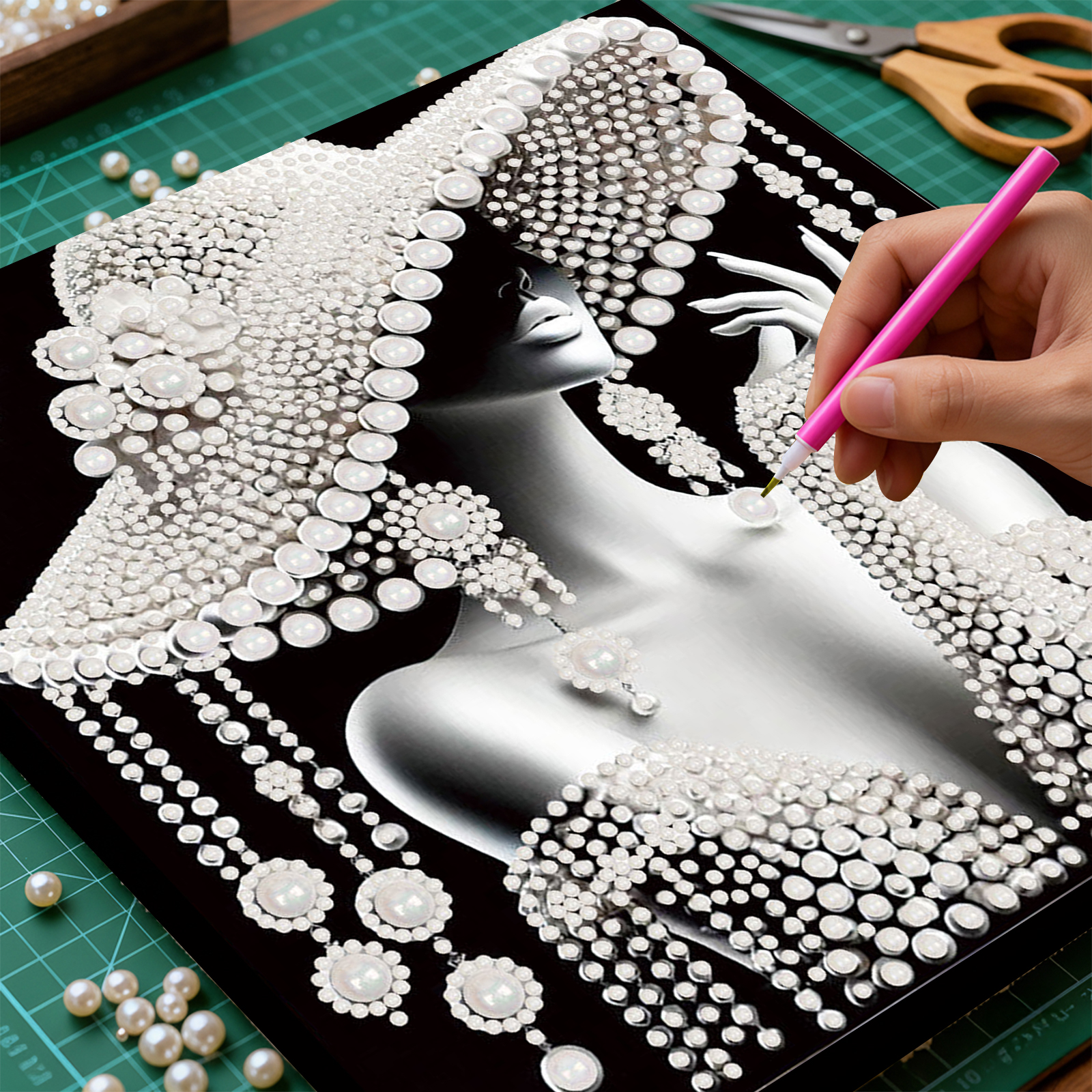 DIY Ladies Pearl Diamond Paint - Resin Art Gift incelemesi ve fiyatı