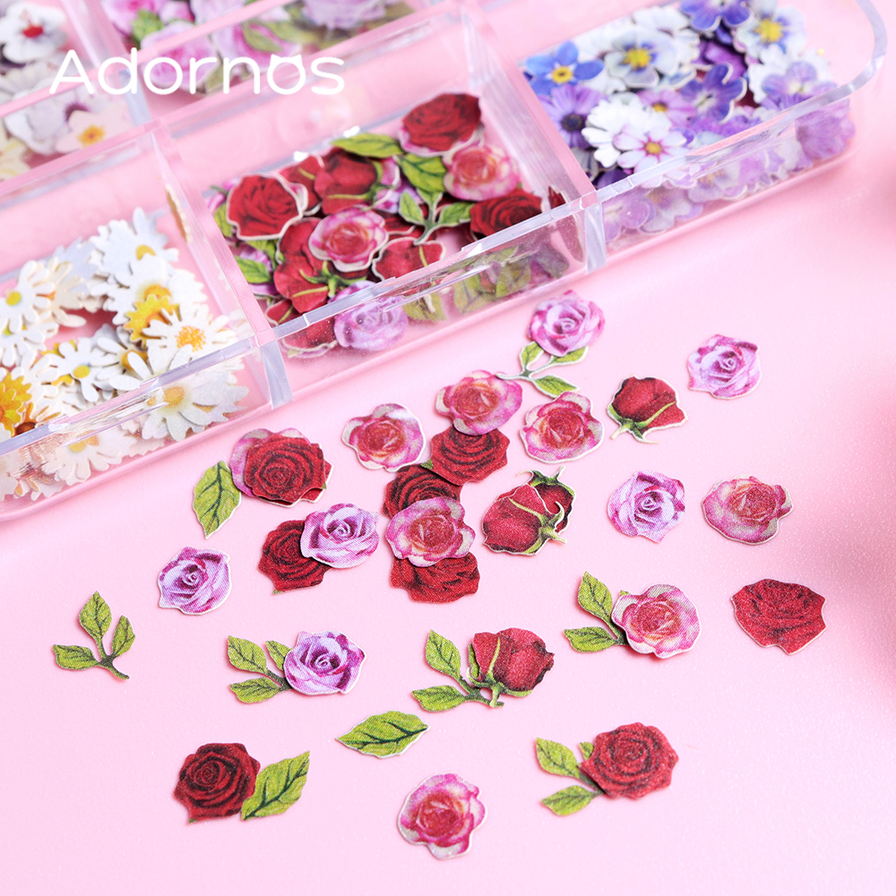 6 Grids Flowers Wood Pulp Chip - Resin Art And Wood incelemesi ve fiyatı