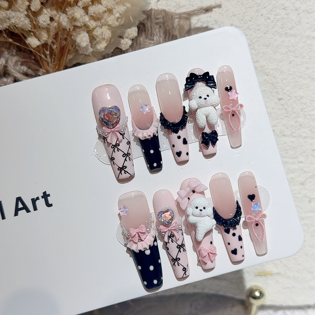 10PCS Black Lace Polka Dot Bal - Resin Art Gift incelemesi ve fiyatı