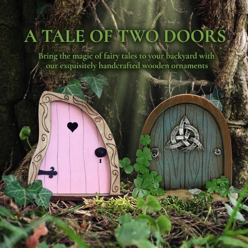 Elf Fairy Door Miniature Garde - Resin Art And Wood incelemesi ve fiyatı