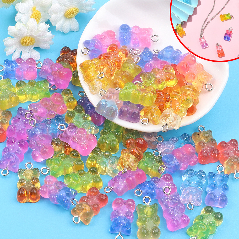 10/30/60pcs Dual Color Resin B - Resin Art Earrings incelemesi ve fiyatı