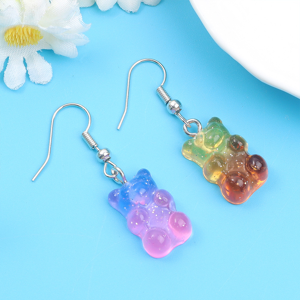 10/30/60pcs Dual Color Resin B - Resin Art Earrings incelemesi ve fiyatı