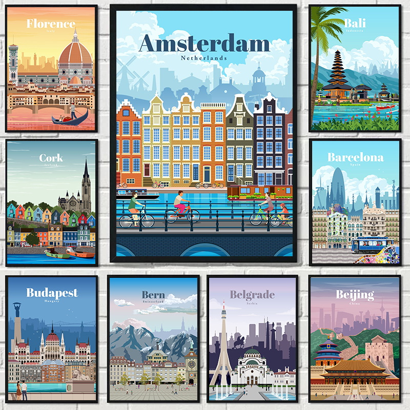 Amsterdam Tokyo London Iceland - Resin Art Bali incelemesi ve fiyatı