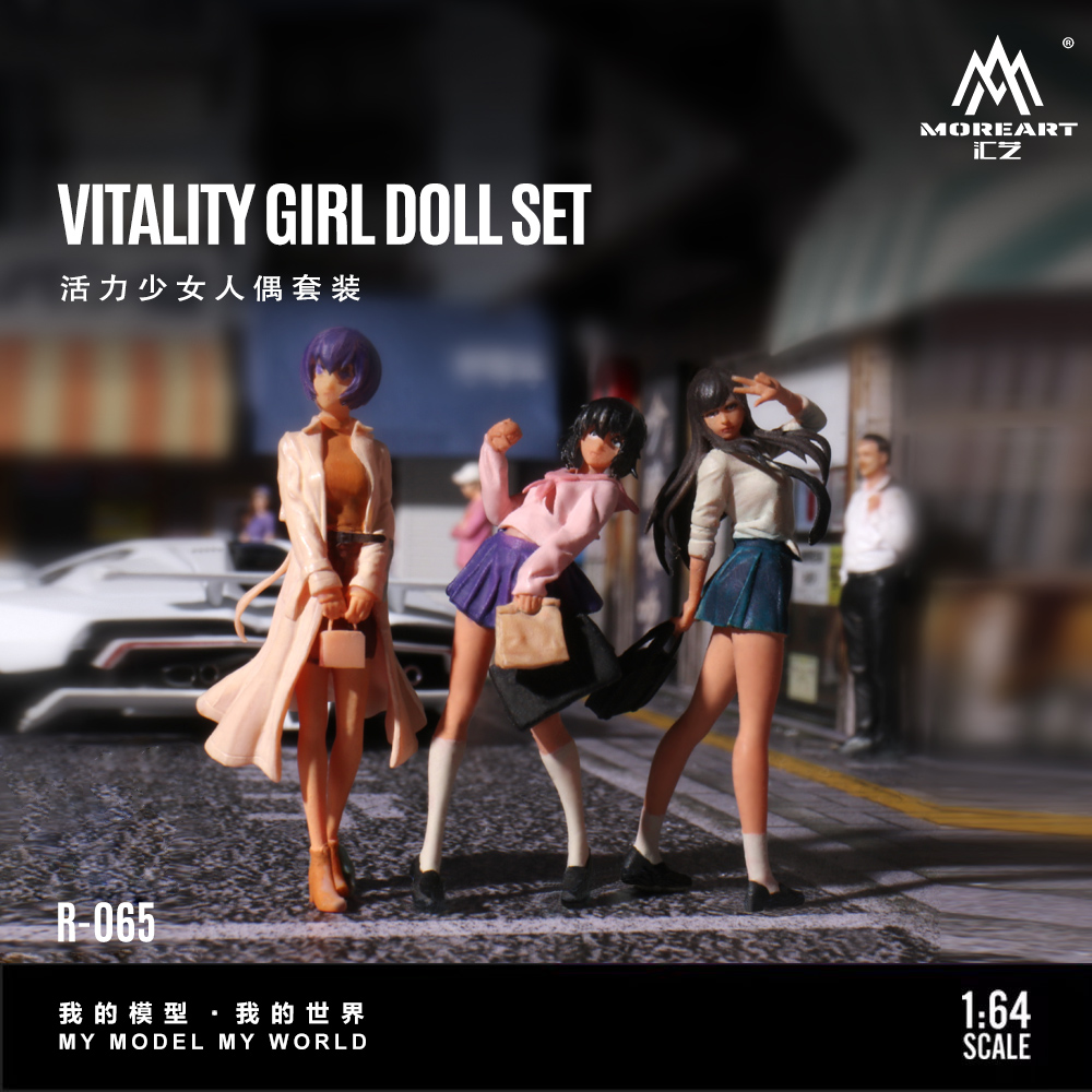 More Art 1:64 Dynamic Girl Dol - Resin Art Gift incelemesi ve fiyatı