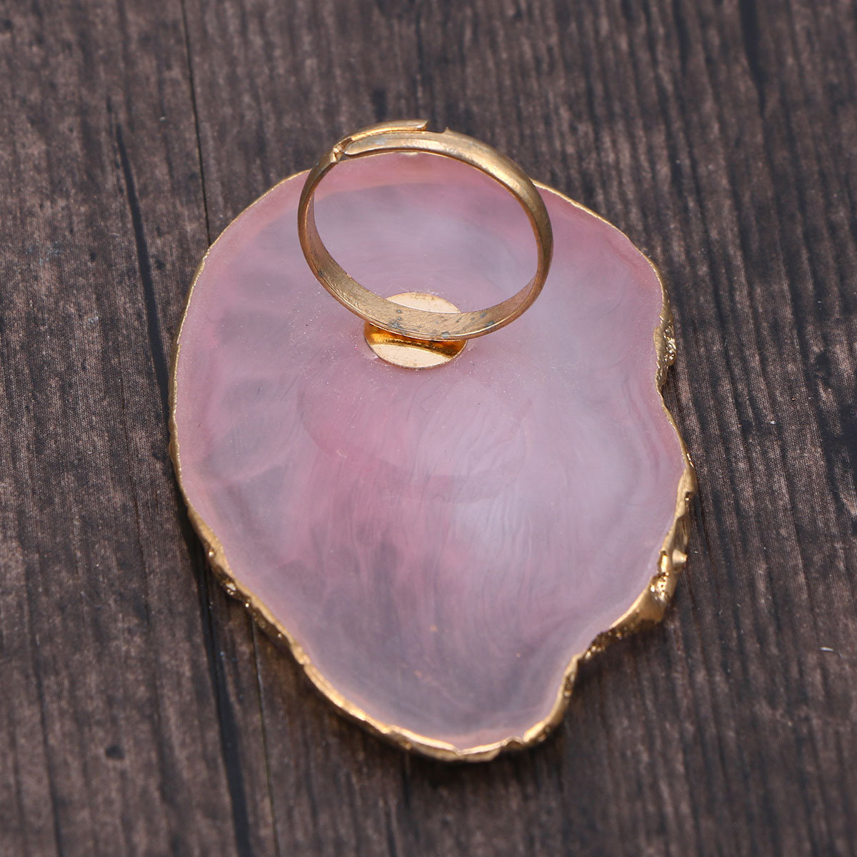 Adjustable Pink Mini Finger Ri - Resin Art Ring Design incelemesi ve fiyatı