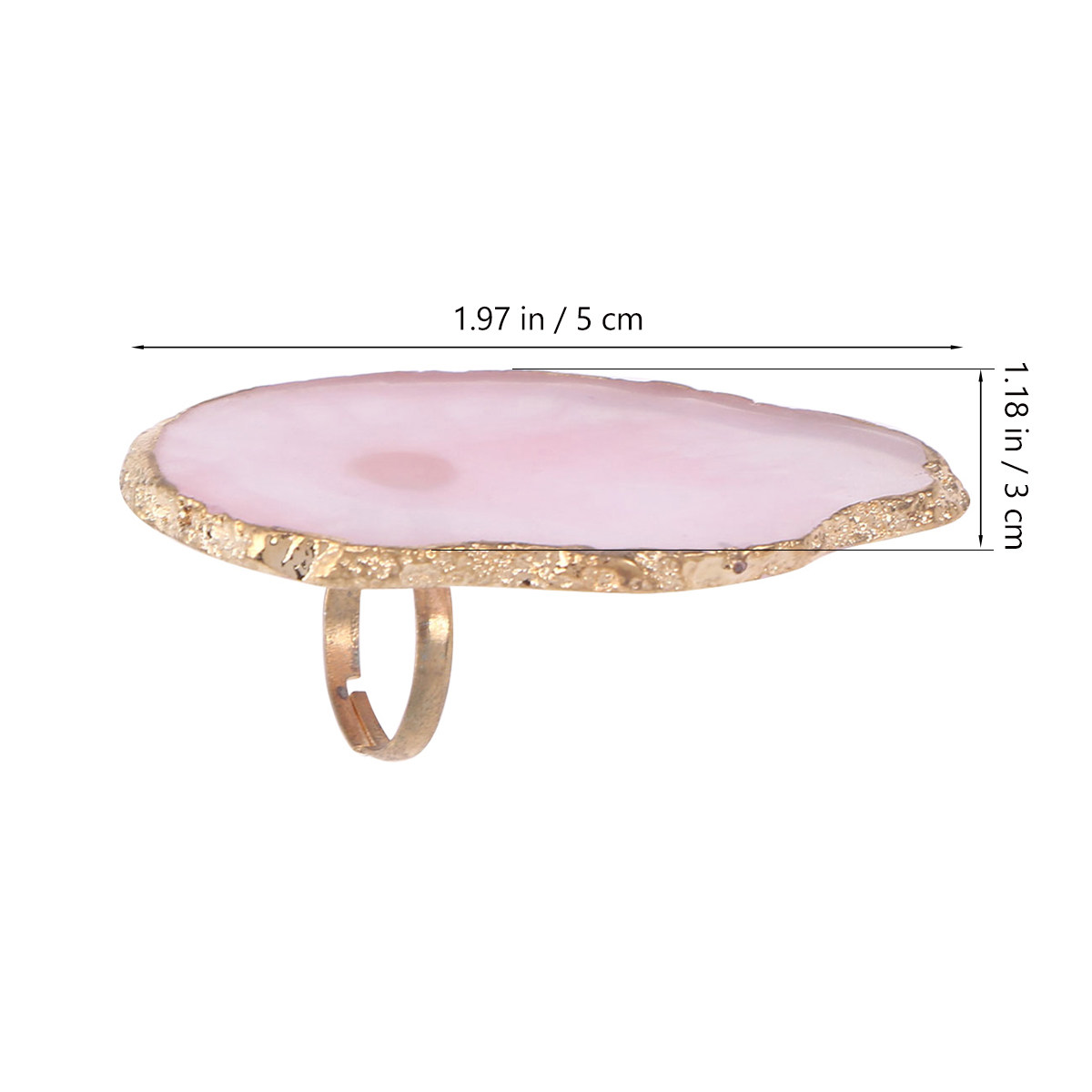 Adjustable Pink Mini Finger Ri - Resin Art Ring Design incelemesi ve fiyatı