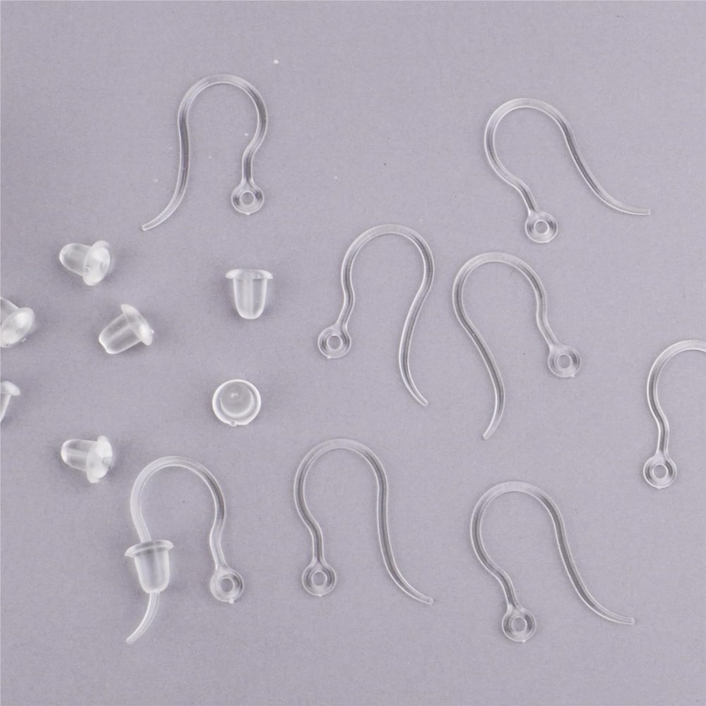 40pcs Clear Plastic Earring Ho - Resin Art Earrings incelemesi ve fiyatı