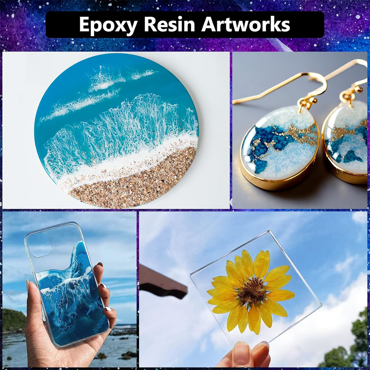 1000ml Crystal Clear Epoxy Res - Resin Art And Wood incelemesi ve fiyatı