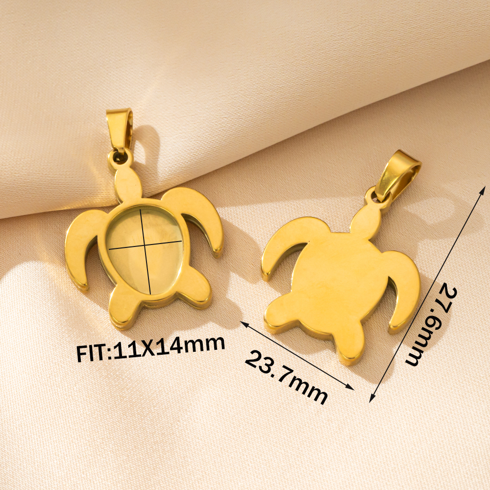5pcs Stainless Steel Turtle Pe - Resin Art Jewelry Kit incelemesi ve fiyatı