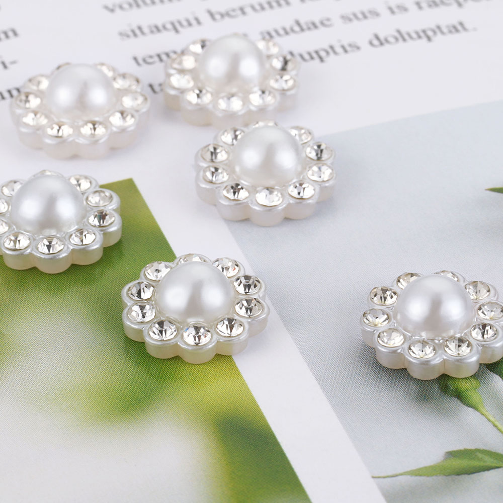 50pcs White Flat Imitation Pea - Resin Art Jewelry Kit incelemesi ve fiyatı