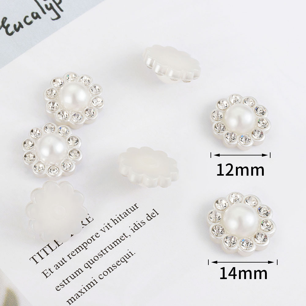 50pcs White Flat Imitation Pea - Resin Art Jewelry Kit incelemesi ve fiyatı