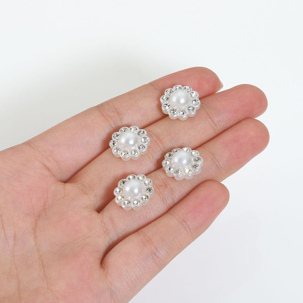 50pcs White Flat Imitation Pea - Resin Art Jewelry Kit incelemesi ve fiyatı