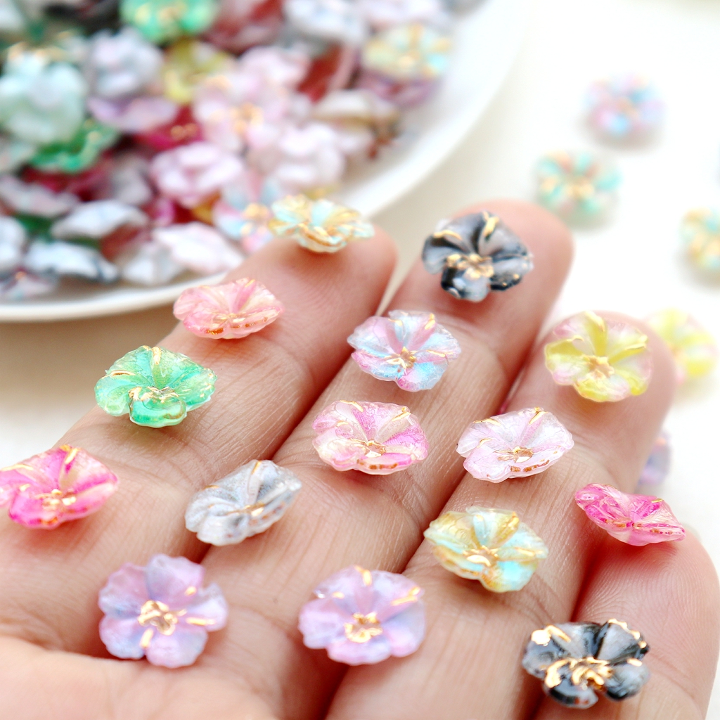 30pcs Mini Resin Flower Caboch - Resin Art Flowers incelemesi ve fiyatı