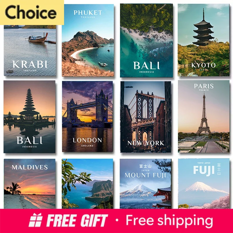 World Famous Tourist Cities Po - Resin Art Bali incelemesi ve fiyatı