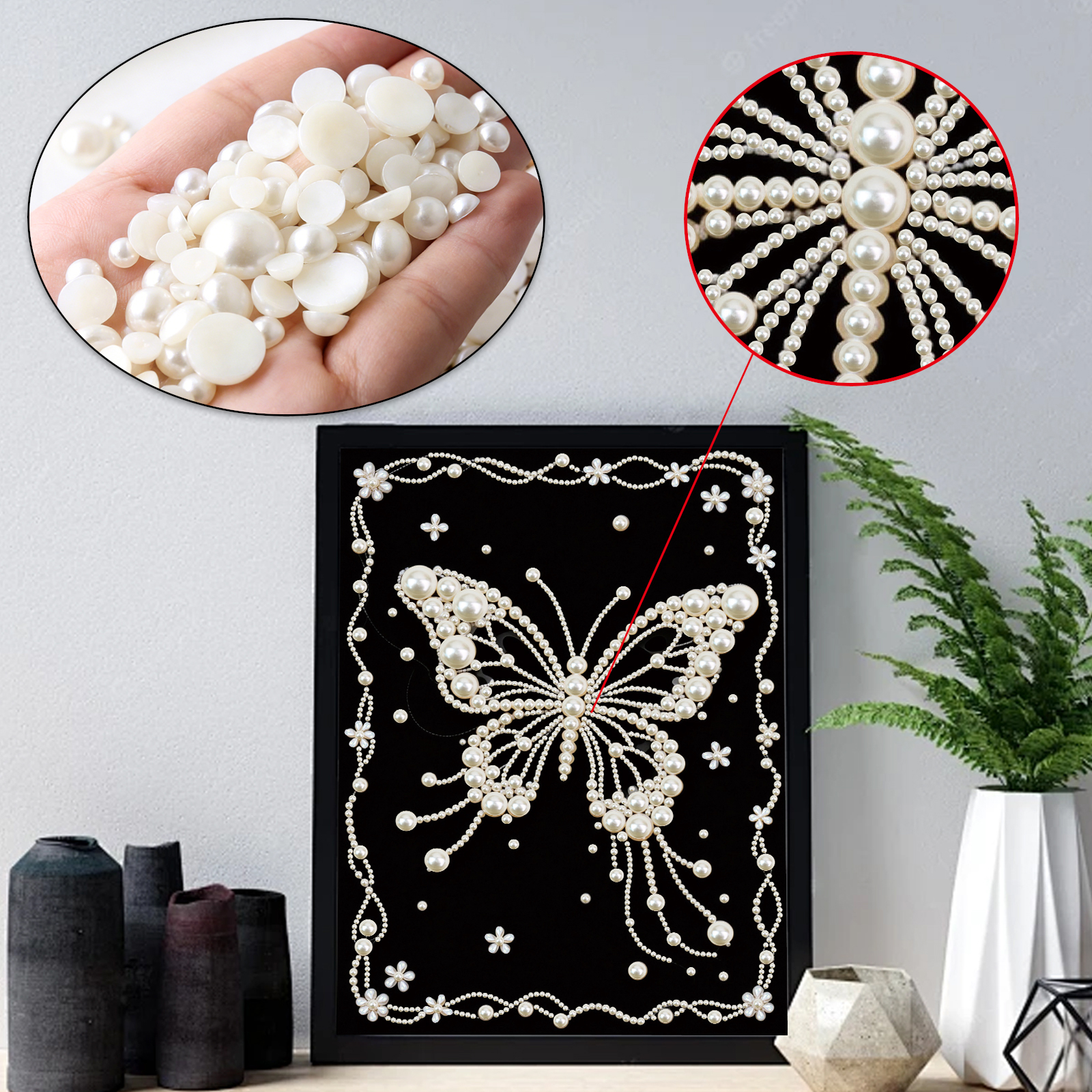 DIY Pearl Painting Art Kits fo - Resin Art Home Decor incelemesi ve fiyatı