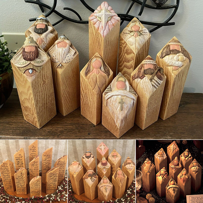 Heaven Nativity Tree Pillar St - Resin Art And Wood incelemesi ve fiyatı