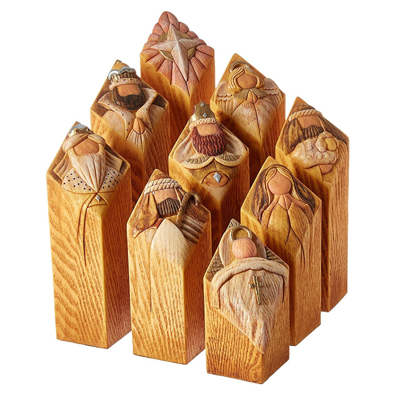 Heaven Nativity Tree Pillar St - Resin Art And Wood incelemesi ve fiyatı